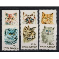 GATOS RUMANIA SERIE COMPLETA NUEVA MINT